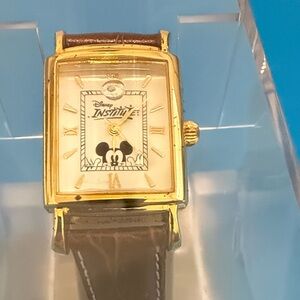 Disney Institute beveled ladies wristwatch.